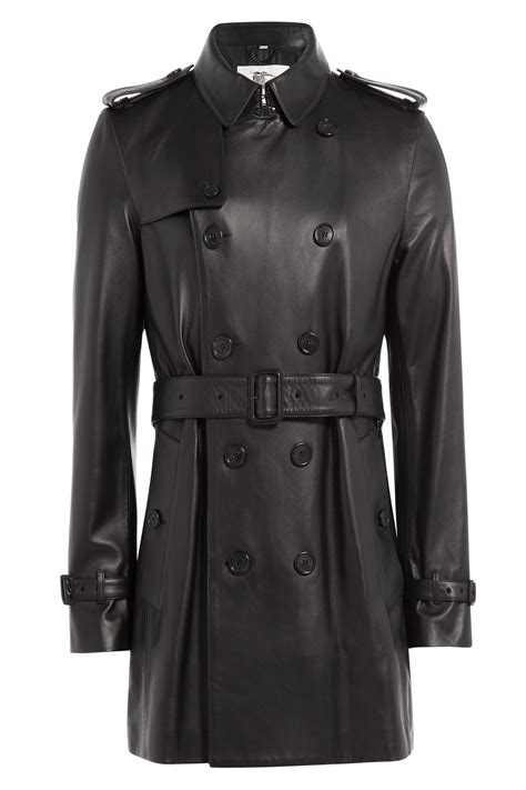 burberry trench leather|burberry trench coat outlet.